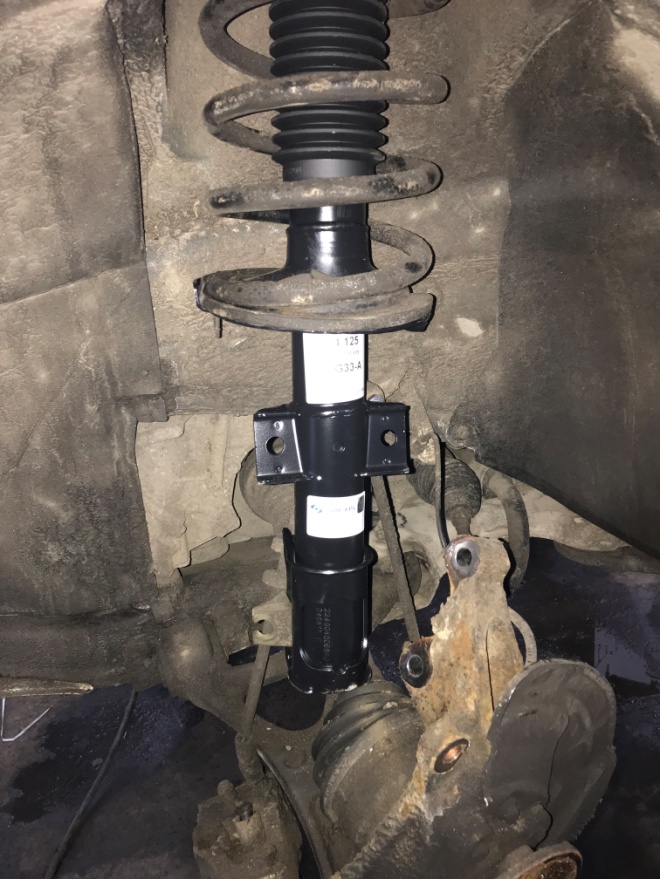 амортизатор передний замена на Вольво